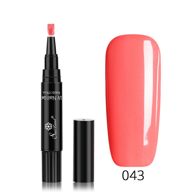 3 In 1 Gel Nail Varnish Pen Glitter One Step Nail Art Gel Polish Hybrid 3 In 1 Gel Nail Varnish Pen Glitter One Step Nail Art Gel Polish Hybrid